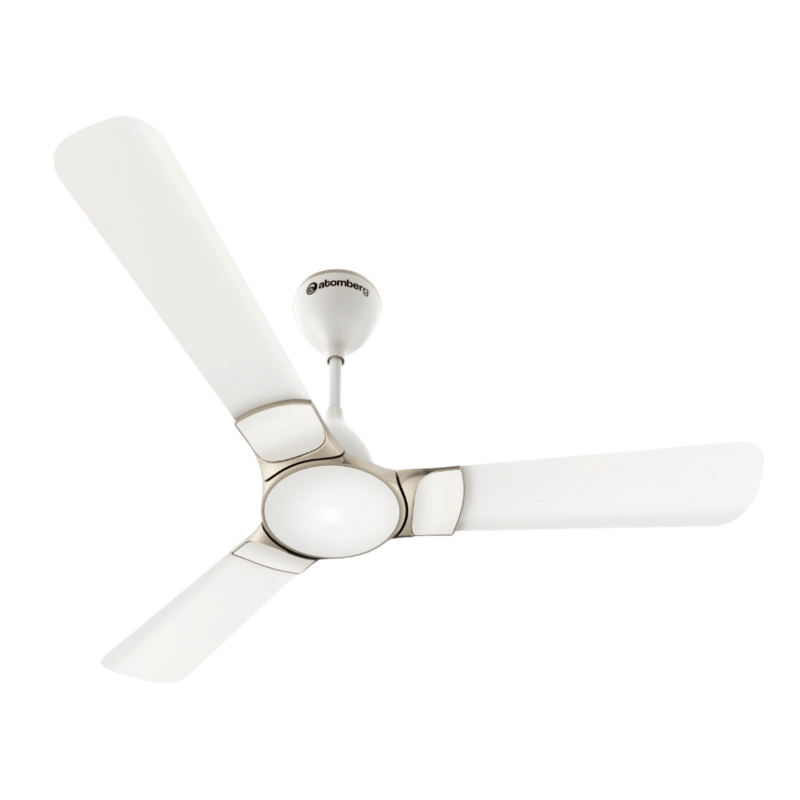 Atomberg Erica Smart BLDC Motor with Remote 1200 mm Ceiling Fan ( Snow White )