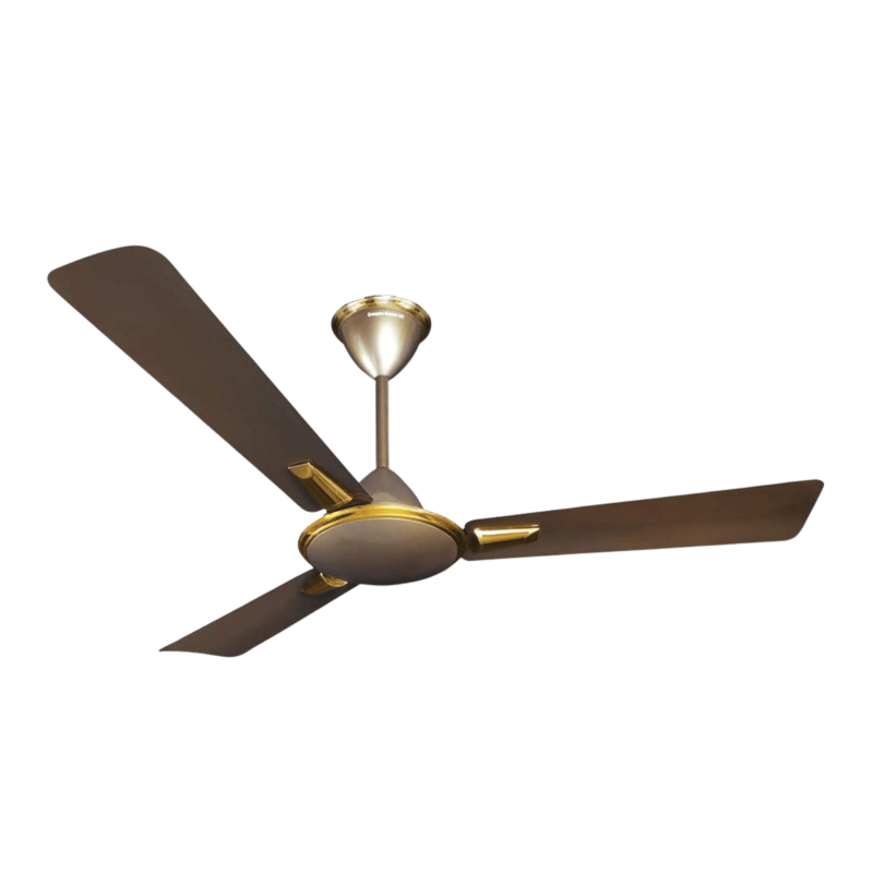 230 CMM 370 RPM 77 W Aluminium 3 Blade 1200 mm Ceiling Fan | Dusky Brown | Crompton