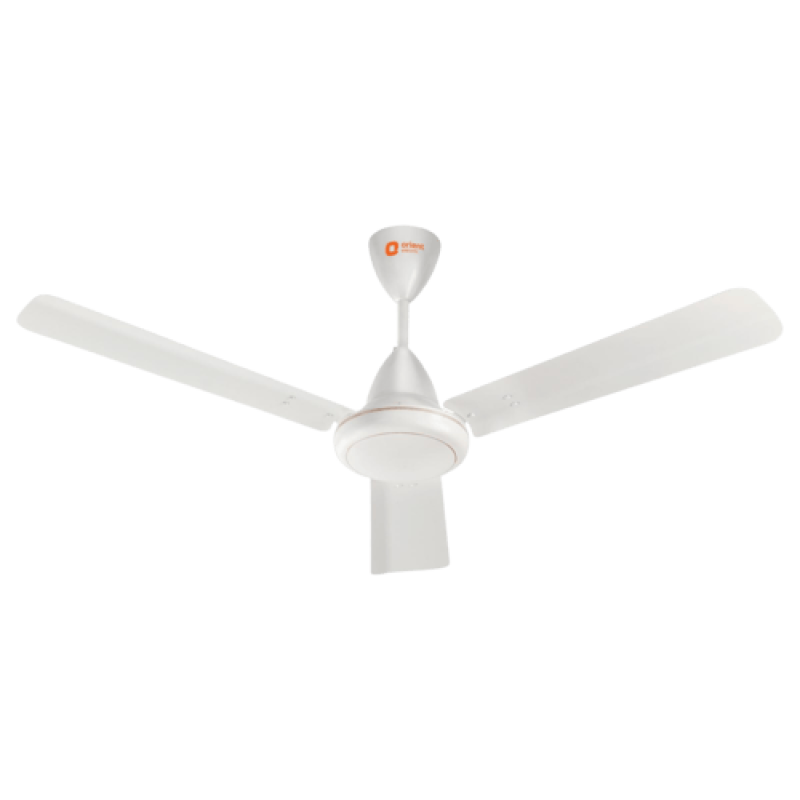 5 Star | BLDC Motor 1400 mm 3-Blade Ceiling Fan | White | Orient Electric