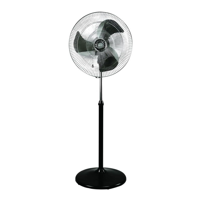 1 Star | 450 mm 3-Blade Pedestal Fan 1325 RPM 110 CMM 90 W | Black | Orient Electric