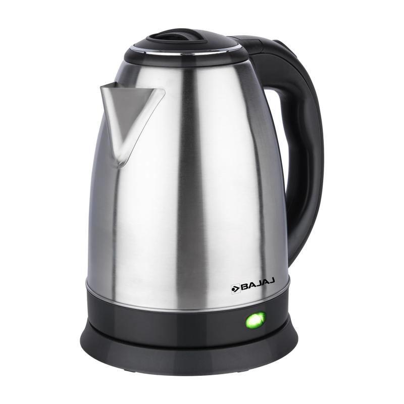 Electric Kettle | 1.8-Litre | 1350 Watt | Cordless Operation | Auto Shut-Off Mechanism | Stainless Steel Body | Black Finish | Bajaj
