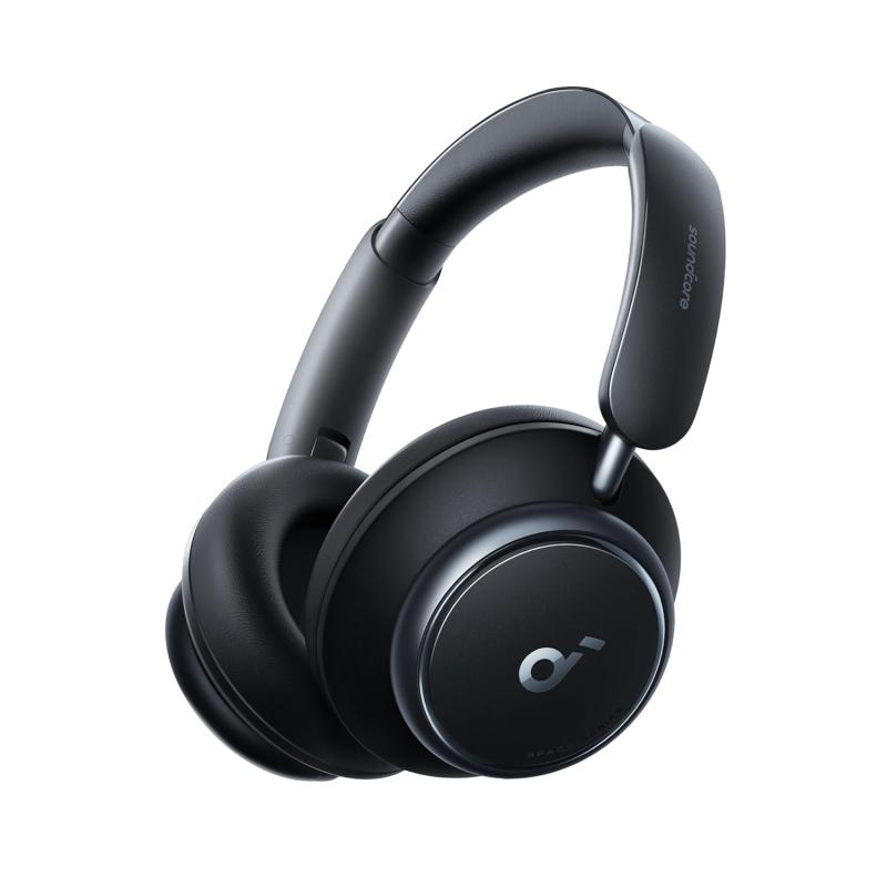 Soundcore by Anker Space Q45 Adaptive Noise Cancelling On Ear Headphones, Reduce Noise By Up to 98%, Ultra Long 50H Playtime, App Control, Hi-Res Sound with Details, Bluetooth 5.3, Ideal for Traveling