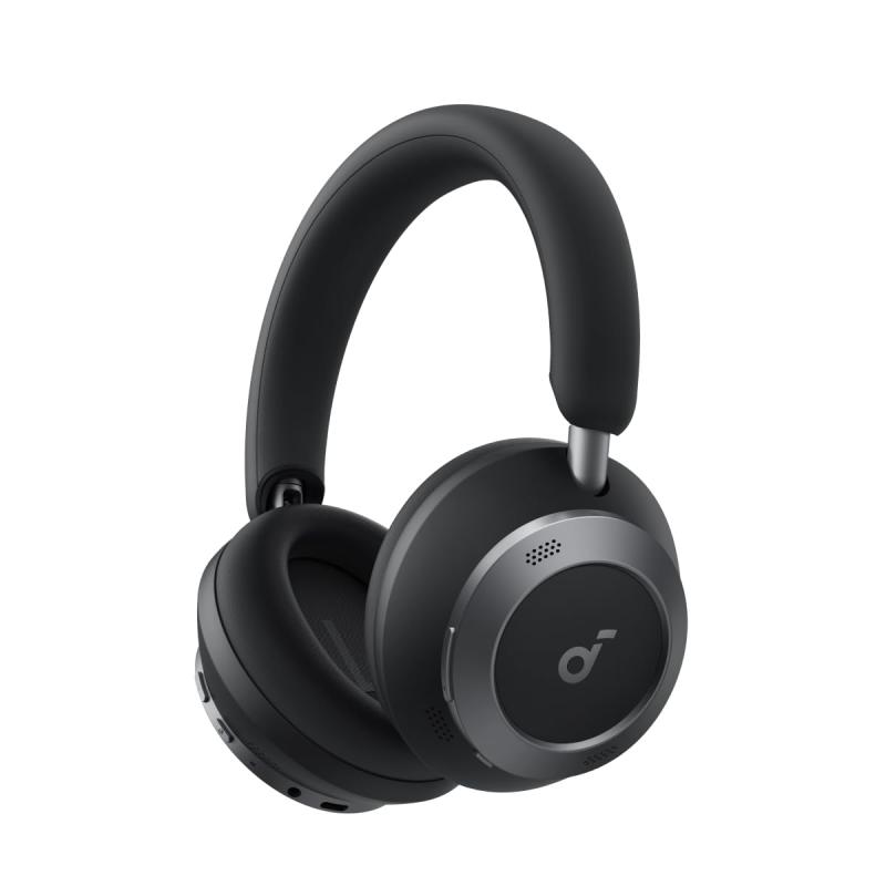 Anker Soundcore Space One Pro (Bluetooth 5.3 Wireless Headphone) [Up to 60 Hours of Music Playback / Ultra Noise Canceling 3.5 / LDAC / High Resolution Support (Wireless/Wired)/ Multipoint