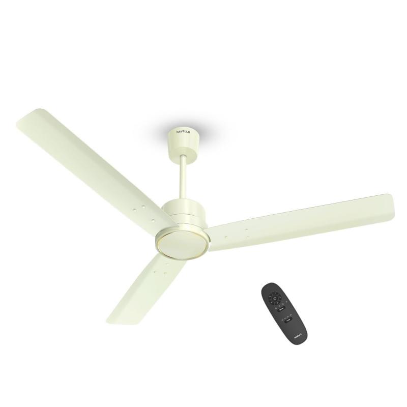 5 Star | BLDC Motor Remote Control Energy Saving Decorative 1200 mm Ceiling Fan | Bianco | Havells
