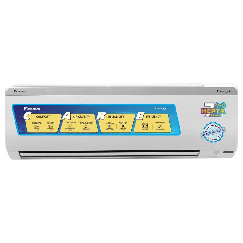Daikin 1 Ton 5 Star Inverter Split AC (Copper, PM 2.5 Filter, 2022 Model, MTKM35U, White)
