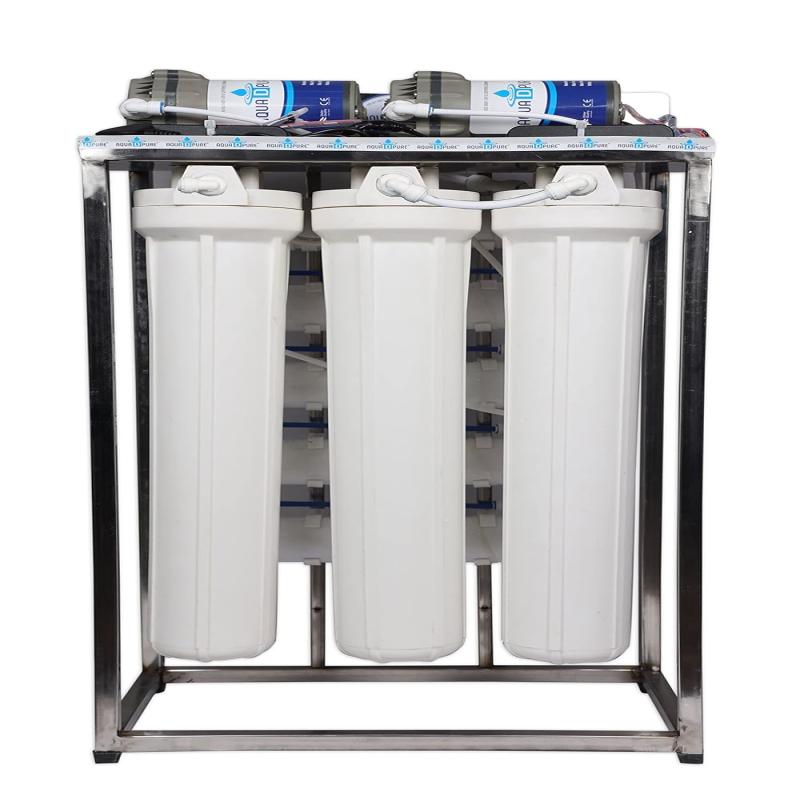 AQUA D PURE 50 Lph Commercial Ro+Uv Water Purifier System 50 Litre Per Hour Stainless Steel, Fully Automatic With Tds Adjuster