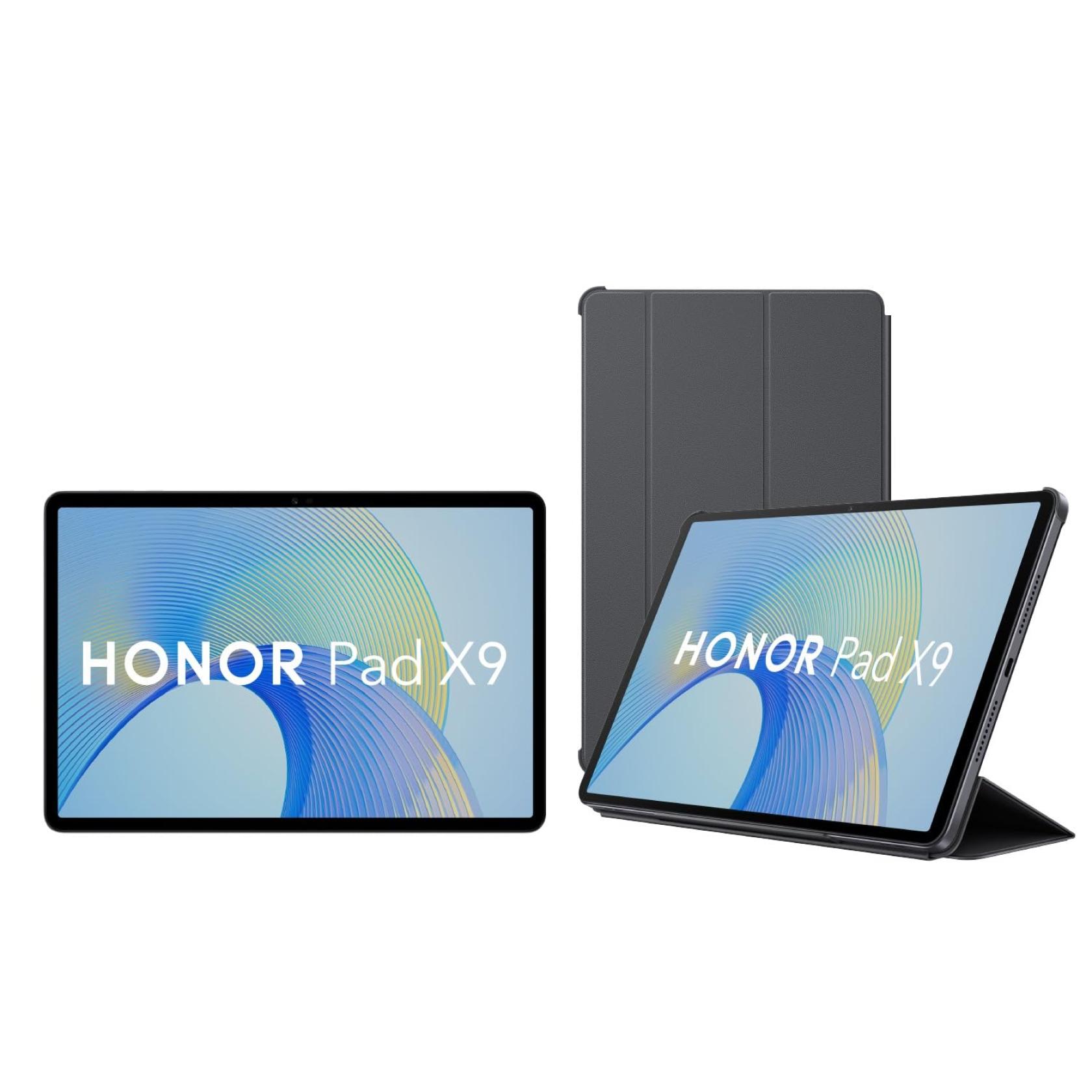 Honor Pad X9 with Free Flip-Cover 11.5-inch (29.21 cm) 120 Hz 2K Display, Snapdragon 685, 13GB (8GB+5GB RAM Turbo), 128GB Storage, 6 Speakers, Up-to 13 Hours Battery, Android, WiFi, Metal Body, Gray