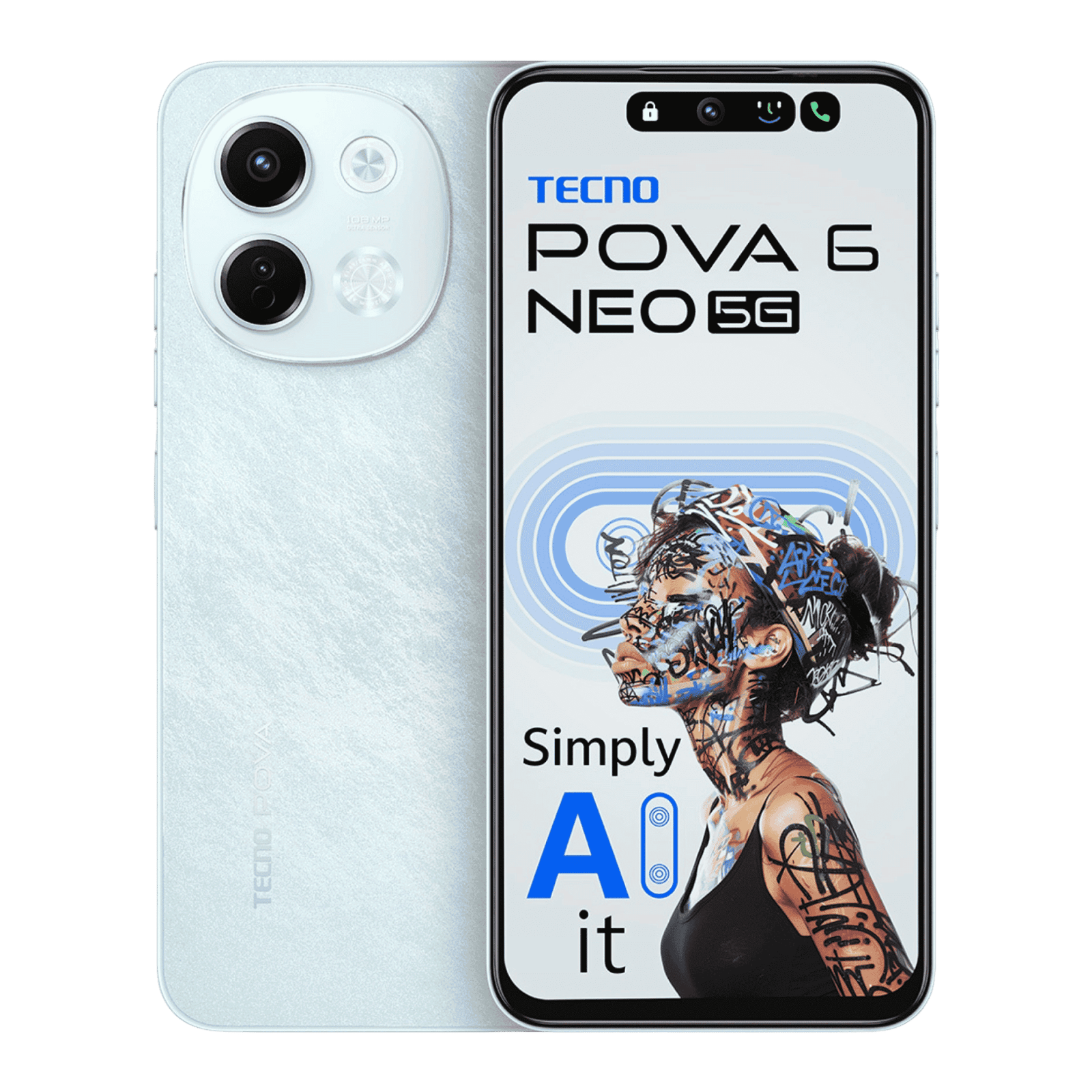 Tecno Pova 6 Neo 5G ( Azure Sky, 8GB-256GB )