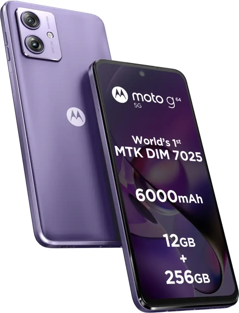 Motorola g64 5G (Ice Lilac, 256 GB)  (12 GB RAM)