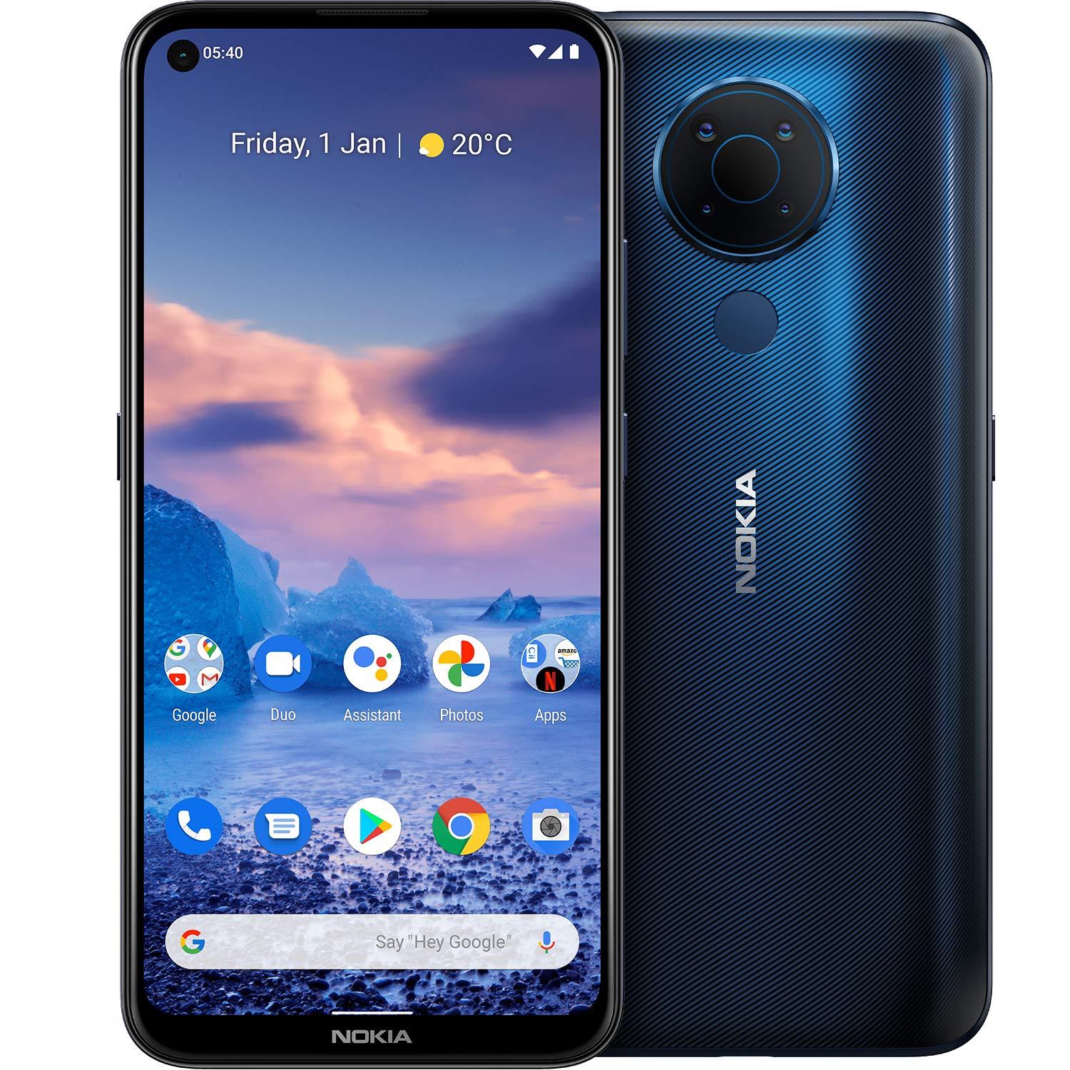 Nokia 5.4 (Polar Night, 4GB RAM, 64GB Storage) with No Cost EMI/Additional Exchange Offers