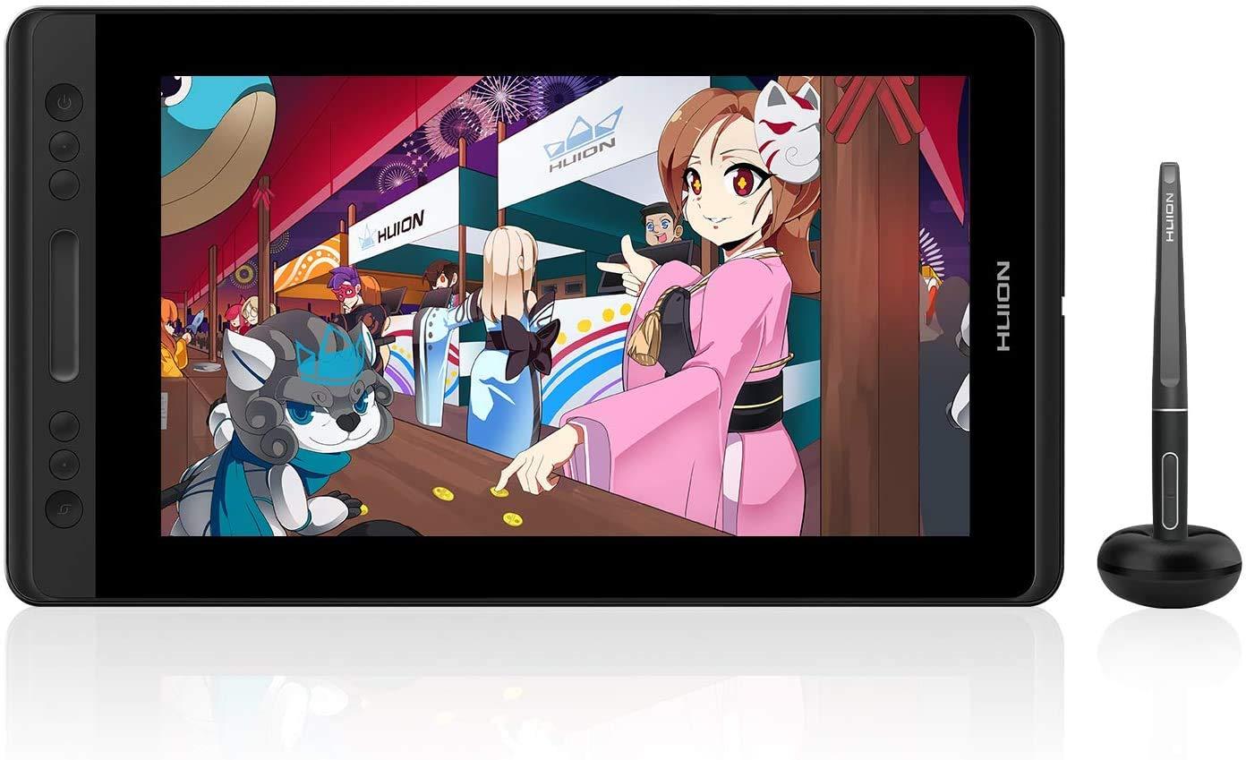 13.3-inch Full-Laminated Anti-Glare Screen | 13.3-inch | Battery-Free Stylus 8192 Pen Pressure | HUION KAMVAS Pro 13