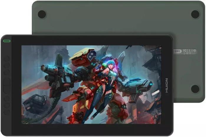 13.3-inch Full Laminated Screen | 13.3-inch | Battery-Free Stylus 8192 Pen Pressure | Green | HUION Kamvas 13