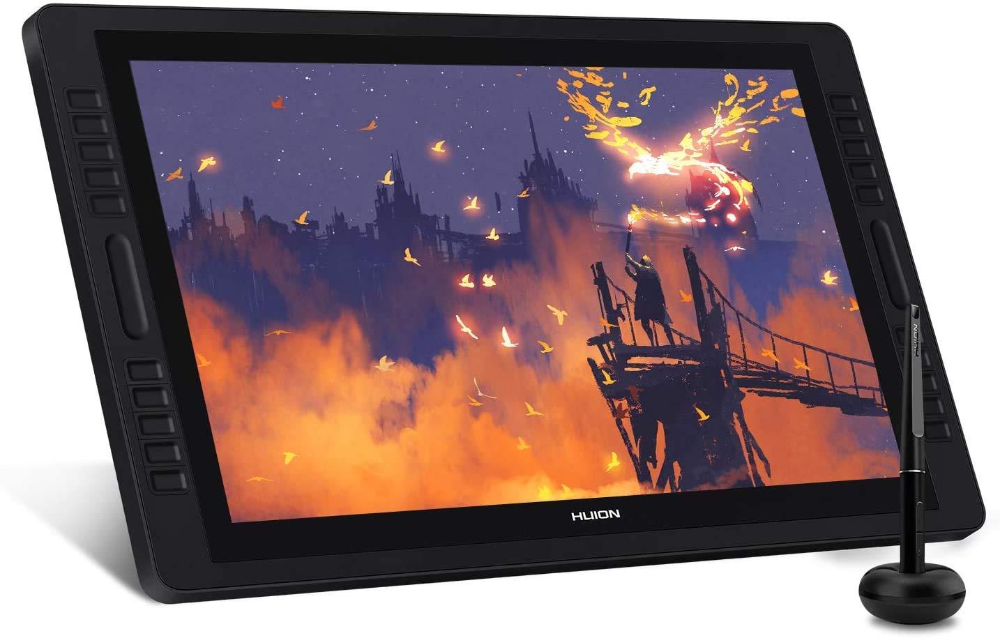 19.5-inch Full Lamination Screen | 19.5-inch | Battery-Free 8192 Pen Pressure | Black | HUION Kamvas PRO 20
