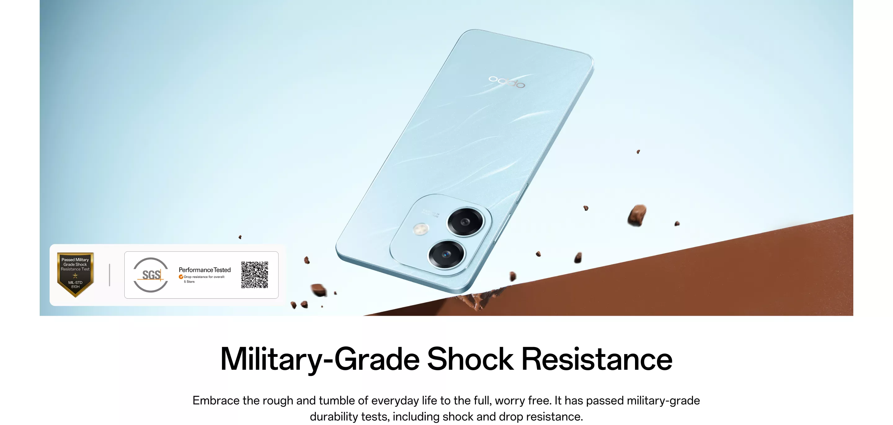 Oppo A3X ( Ocean Blue, 4GB-64GB ) Banner