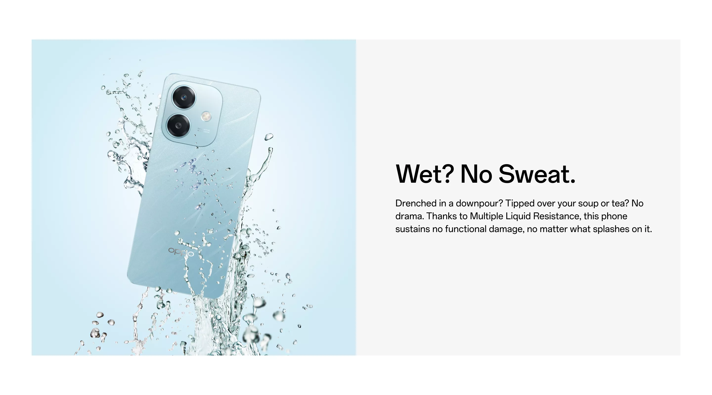 Oppo A3X ( Ocean Blue, 4GB-64GB ) Banner