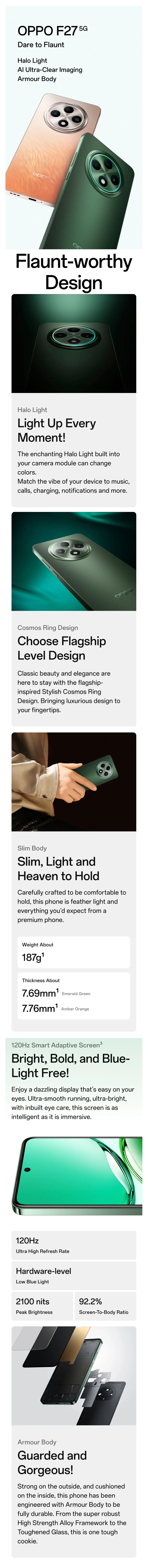 Oppo F27 5G ( Emerald Green, 8GB-128GB ) Banner
