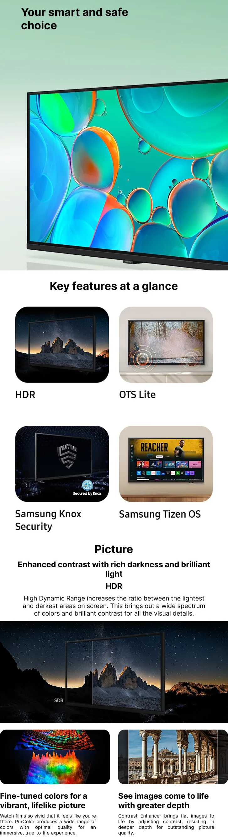 Samsung LED Smart TV H4520 HD Ready ( 32 inch ) Banner