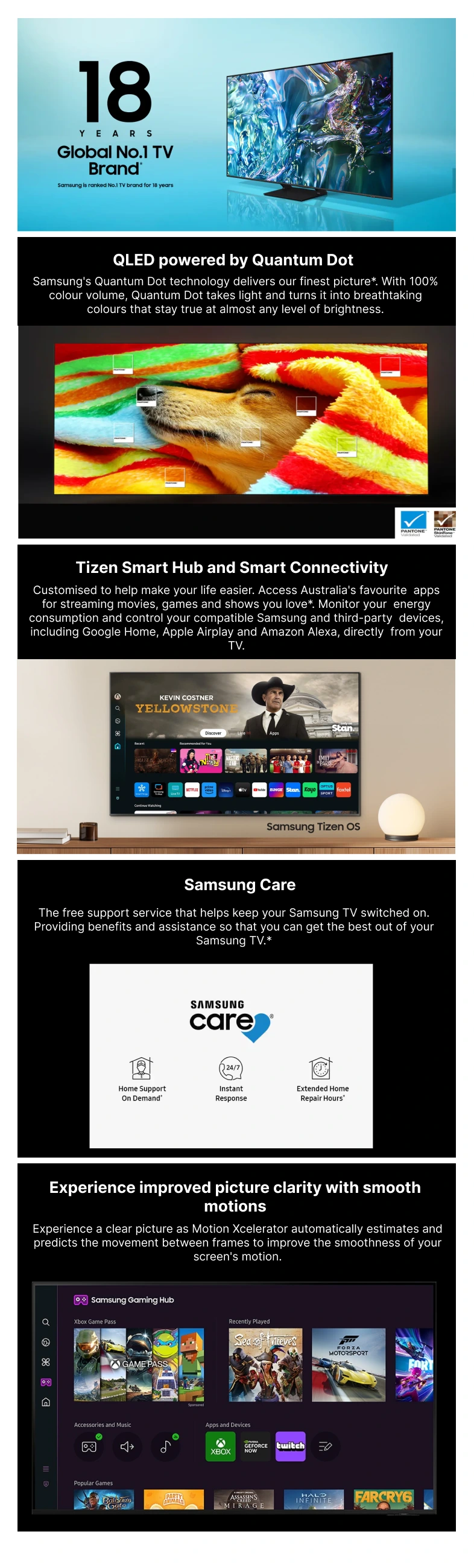 Samsung QLED 4K Ultra HD Smart TV Q60D ( 43 inch ) Banner