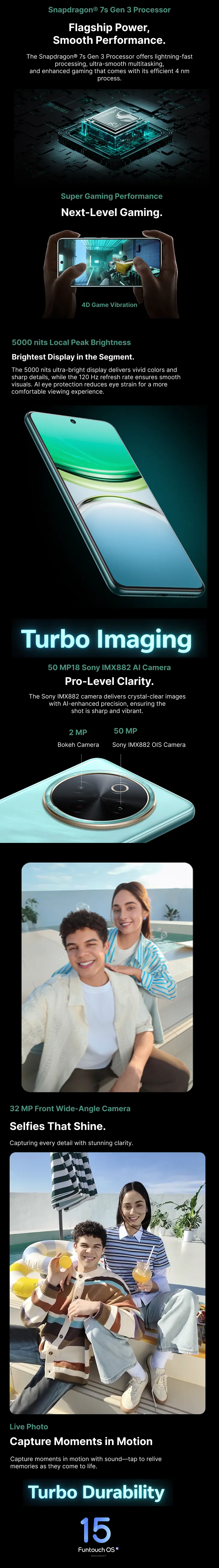 Vivo T4 5G ( Phantom Grey, 8GB-128GB ) Banner