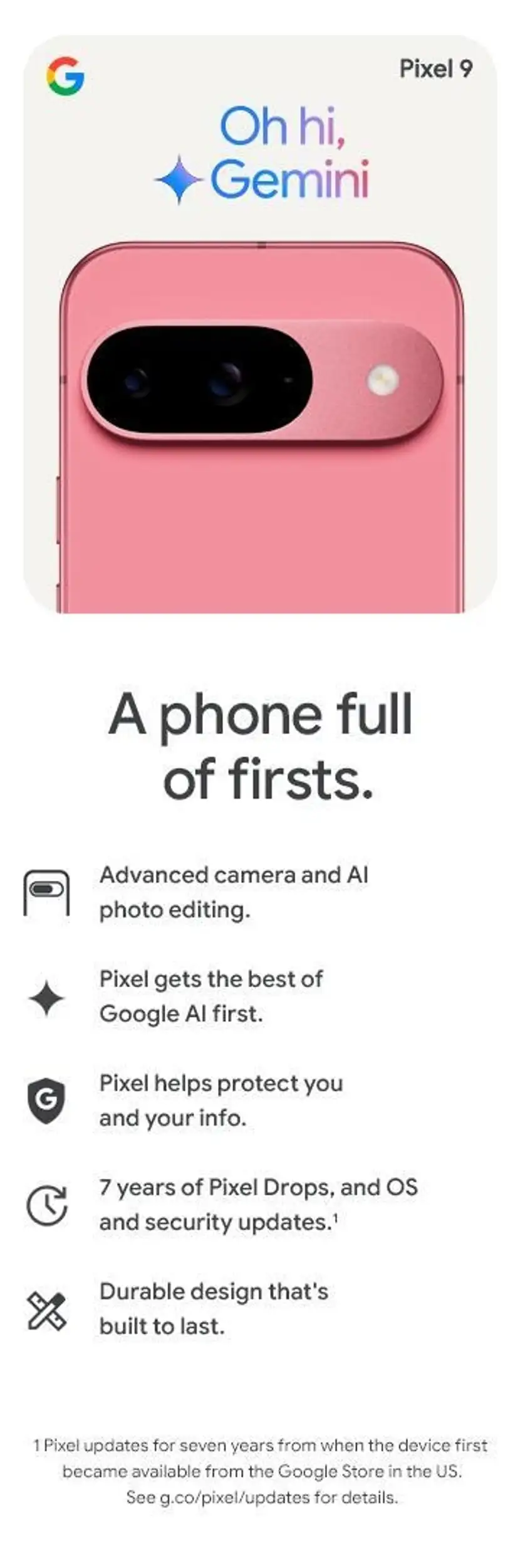 Google Pixel 9 5G ( Obsidian, 12GB-256GB ) Banner