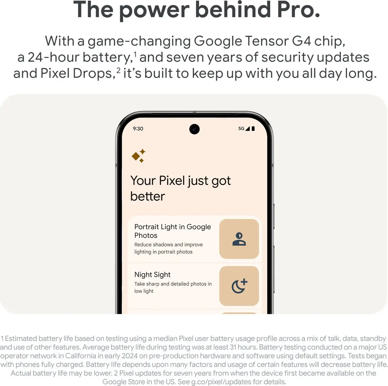 Google Pixel 9 Pro 5G ( Obsidian, 16GB-256GB ) Banner