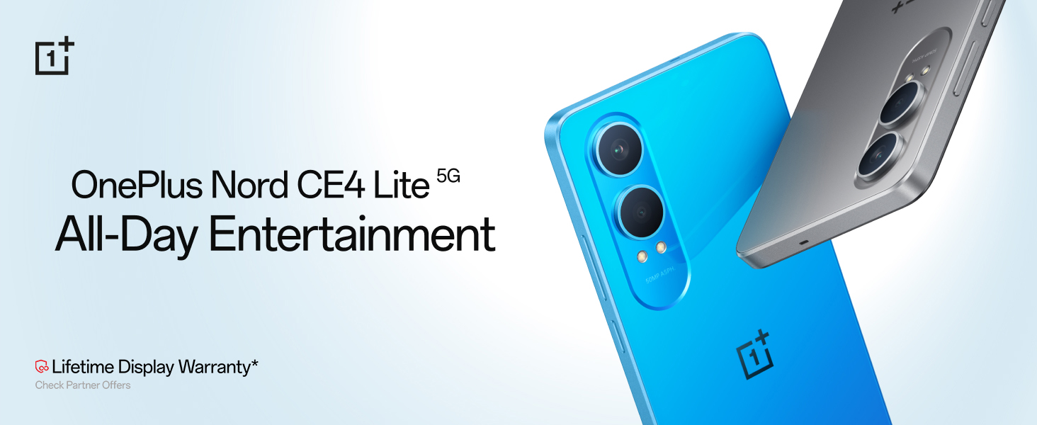 OnePlus Nord CE4 5G ( Cleadon Marble, 8GB-256GB ) Banner