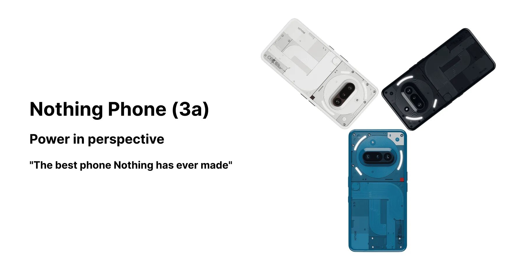 Nothing Phone (3a) 5G ( White, 8GB-128GB ) Banner