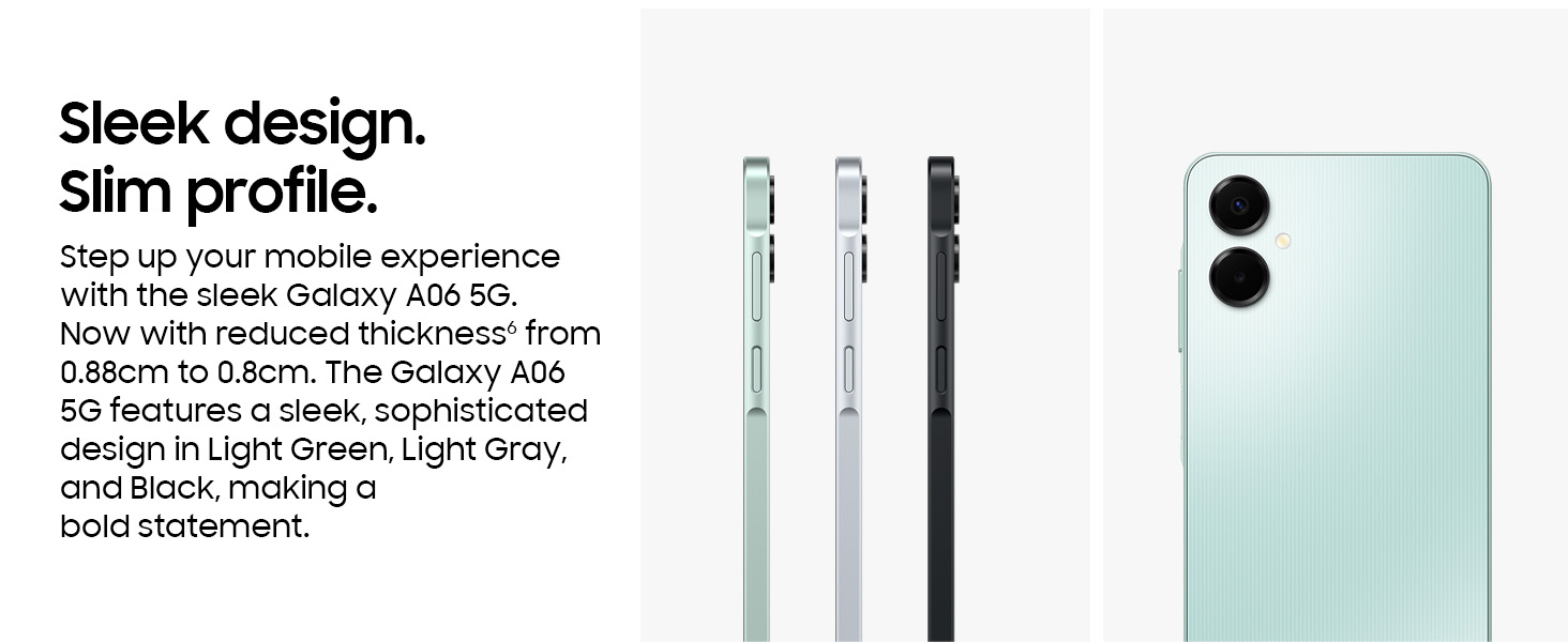 Samsung Galaxy A06 ( Black, 4GB-64GB ) Banner