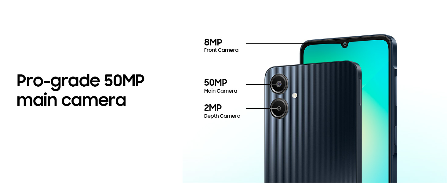 Samsung Galaxy A06 ( Black, 4GB-64GB ) Banner