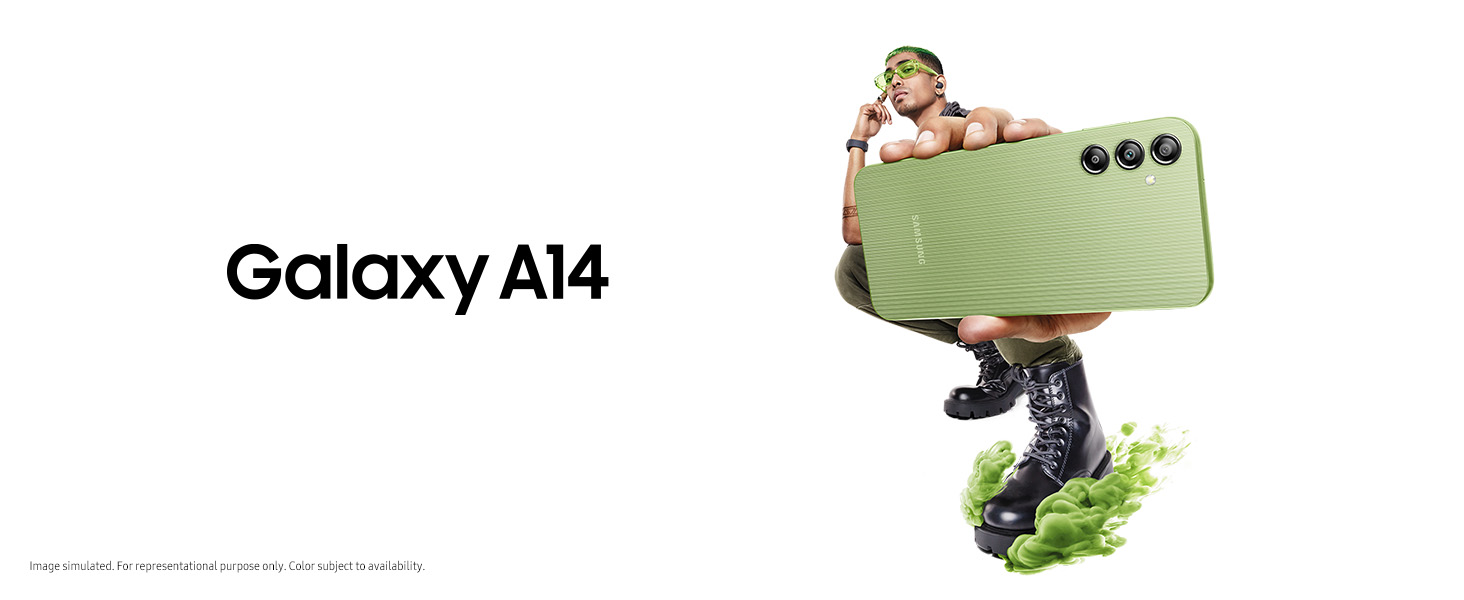 Samsung Galaxy A14 5G ( light green , 4GB-128GB ) Banner