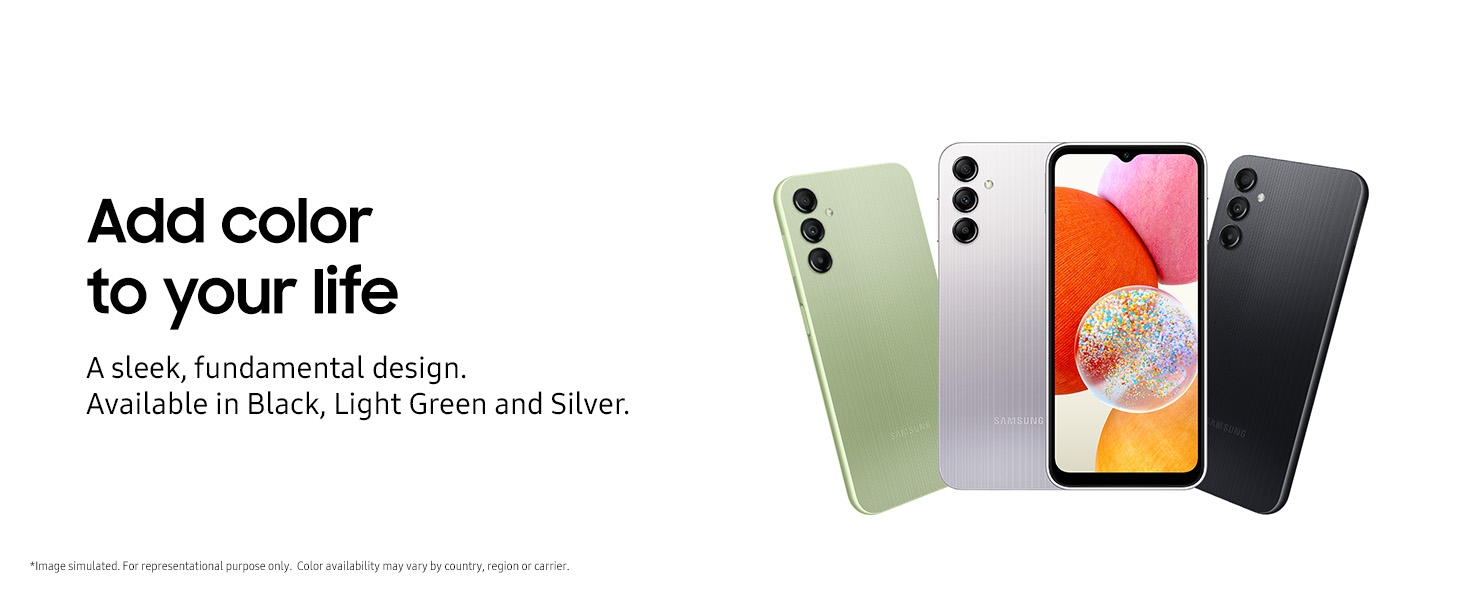 Samsung Galaxy A14 5G ( Light Green, 6GB-128GB ) Banner