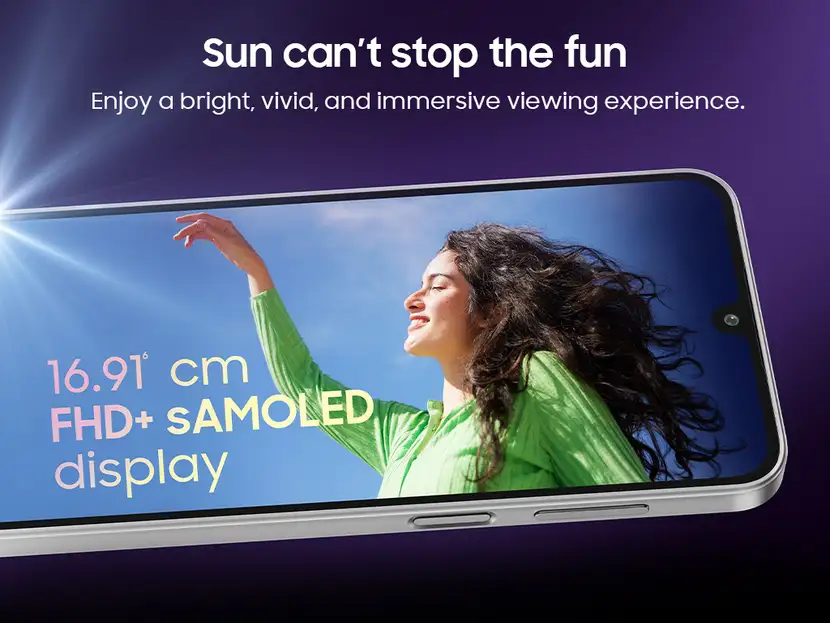 Samsung F16 Bling Black 4GB RAM 128GB ROM Banner