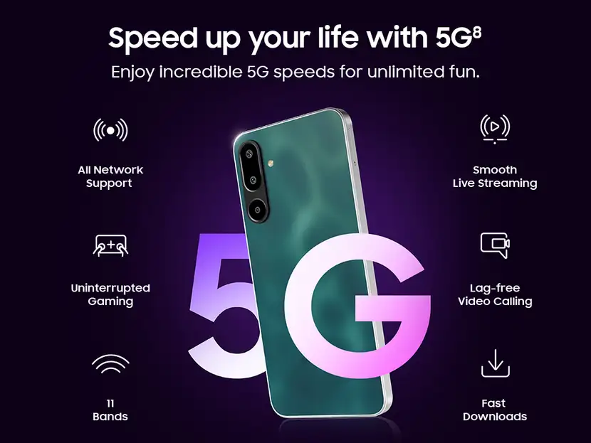 Samsung F16 Glam Green 4GB RAM 128GB ROM Banner