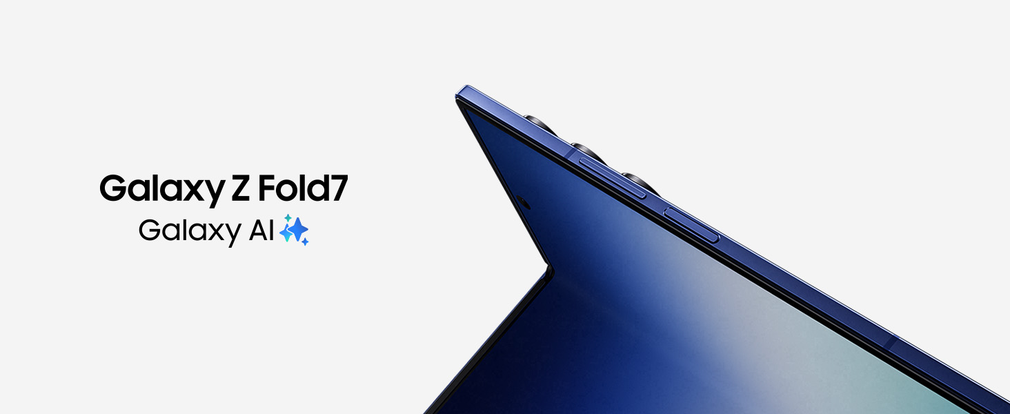 Samsung Galaxy Z Fold7 5G Smartphone with Galaxy AI (Silver Shadow, 12GB RAM, 256GB Storage), Ultra Sleek Design with 200MP Camera, Powerful Snapdragon 8 Elite, Google Gemini Banner