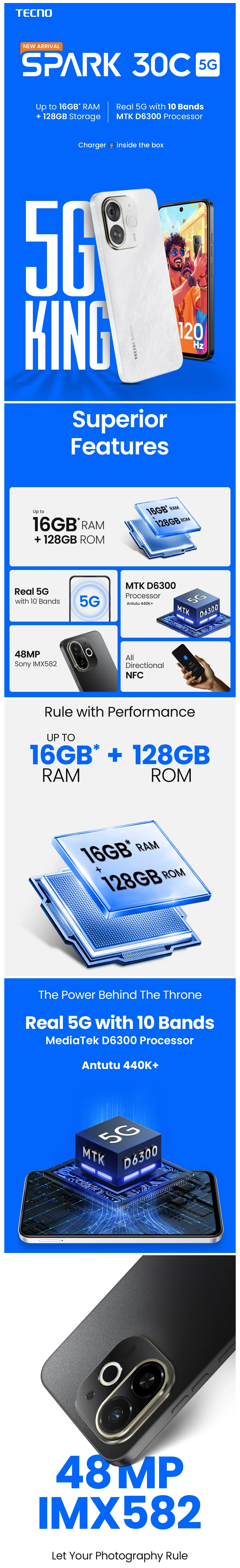 Tecno Spark Go 1 ( Glittery White, 4GB-64GB ) Banner