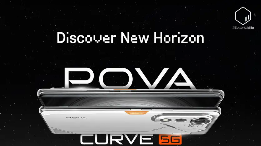 Tecno Pova Curve 5G ( Neon Cyan, 8GB-128GB ) Banner