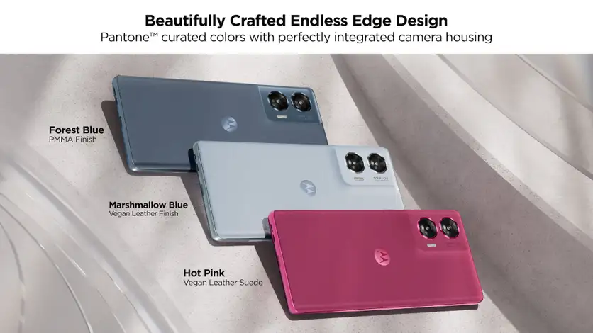 Motorola Edge 50 Fusion 5G (Forest Blue, 12GB RAM, 256GB Storage) Banner