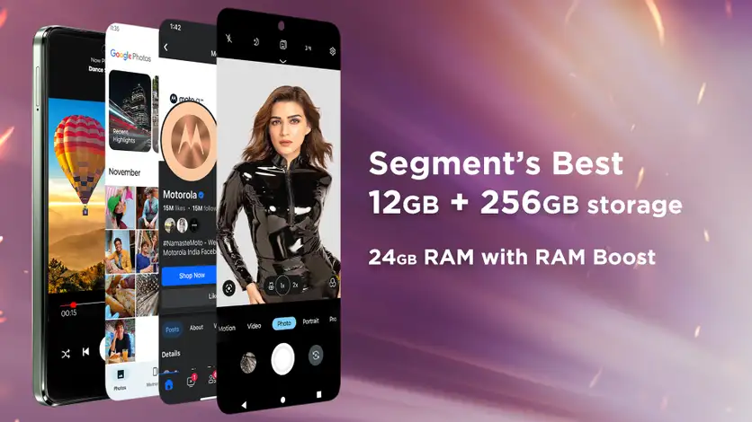 Motorola g64 5G (Berry Red, 256 GB)  (12 GB RAM) Banner