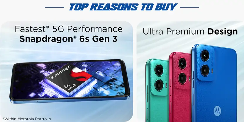 Motorola g45 5G (Viva Magenta, 128 GB)  (4 GB RAM) Banner