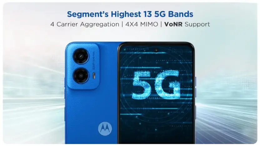 Motorola g45 5G (Brilliant Blue, 128 GB)  (4 GB RAM) Banner