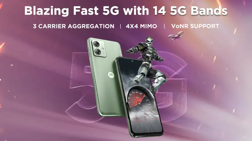 Motorola G64 5G ( Red Berry 12GB RAM, 256GB Storage) Banner