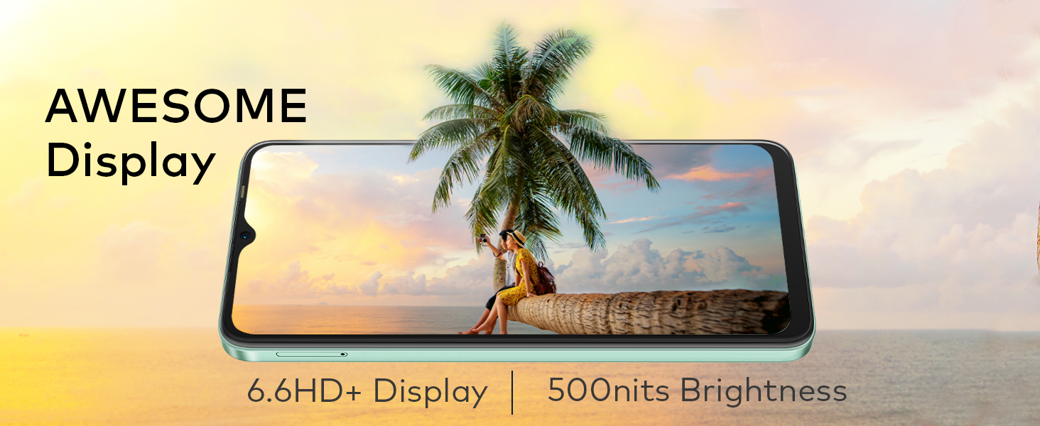 itel A70 | 5000 mAh Battery |13MP Dual Rear Camera | Type C Charging (Starlish Black, 64 GB)  (4 GB RAM) Banner