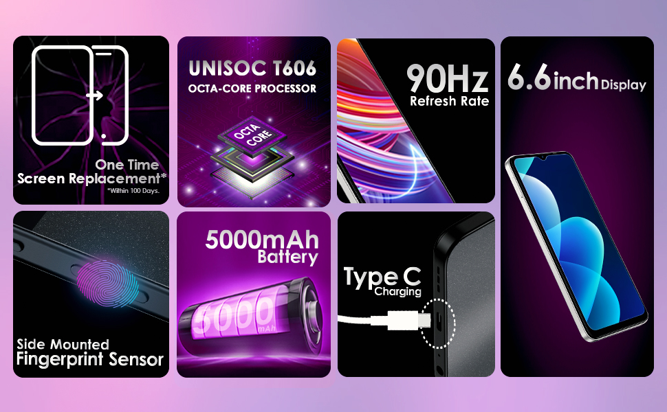 itel S23 with Dual Sim| 50MP Rear Camera| 5000mAh Battery|Expandable Upto 1 TB (Mystery White, 128 GB)  (4 GB RAM) Banner