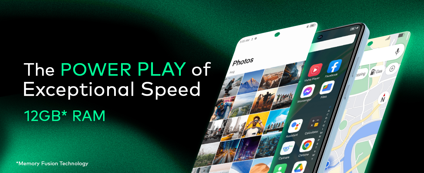 itel P55 (Moonlit Black, 128 GB)  (8 GB RAM) Banner