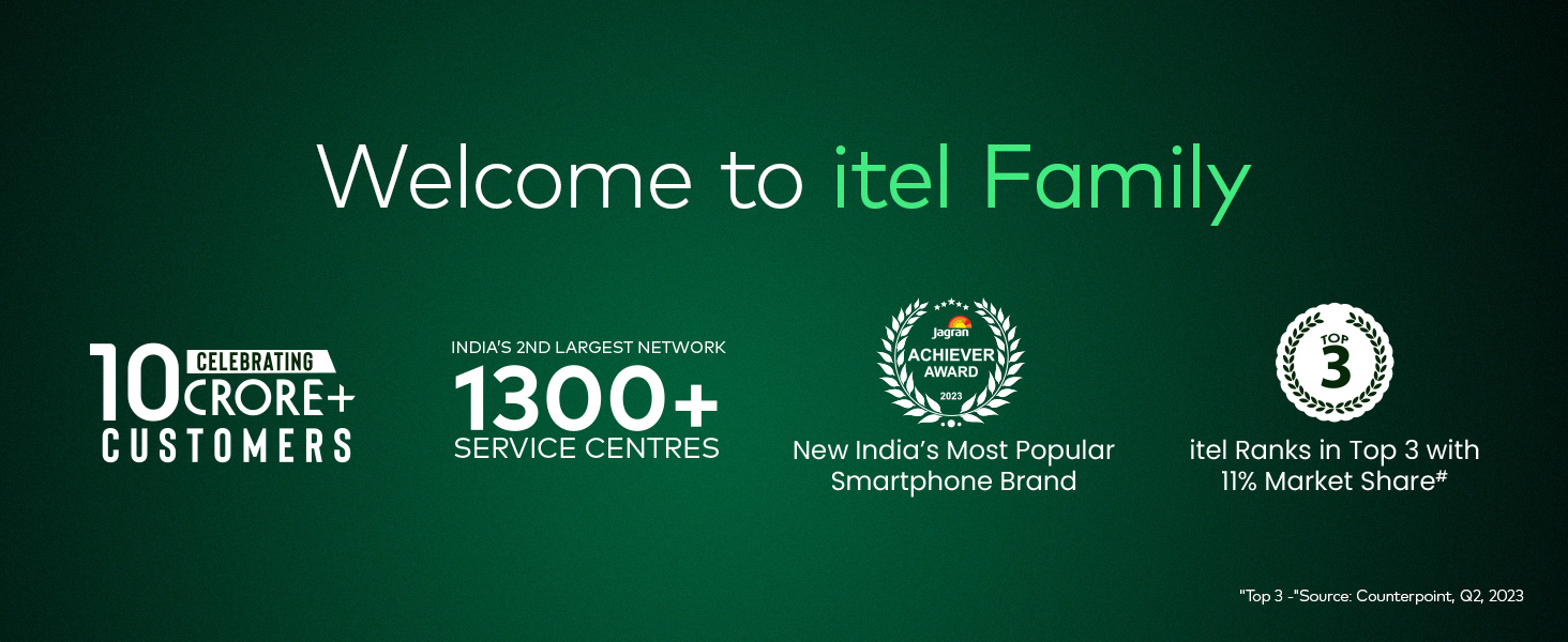 itel P55 (Moonlit Black, 128 GB)  (8 GB RAM) Banner