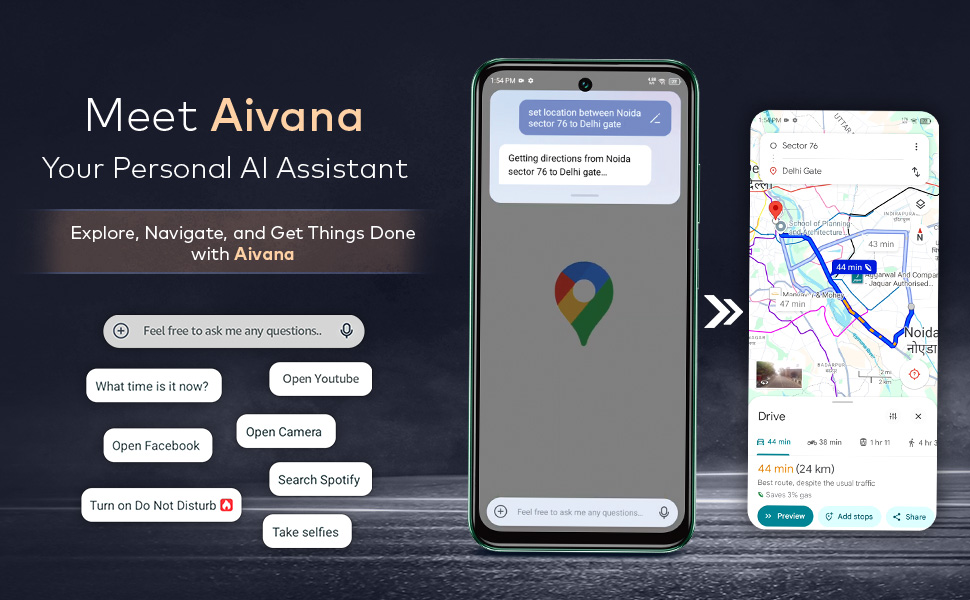 itel A95 5G+ AI Smartphone | 6GB RAM + 128GB ROM Shadow Black Banner