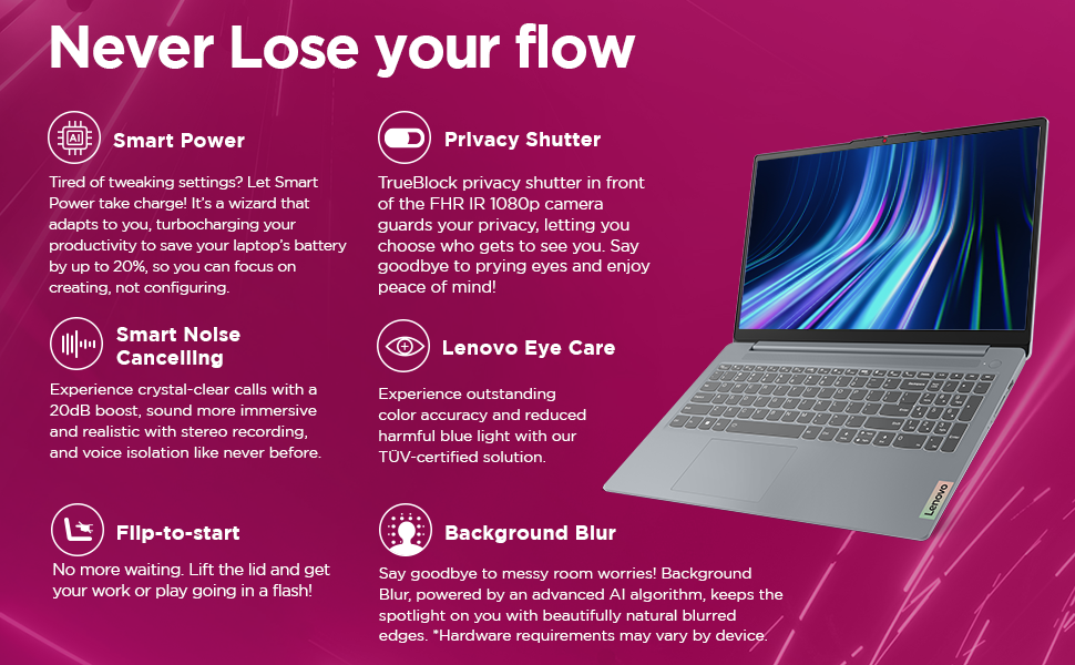 Lenovo IdeaPad 3 12th Gen Intel Core i3-1215U 15 Inch (39.65cm) FHD Thin & Light Laptop (16GB/512GB SSD/Windows 11/Office 2021/1Yr ADP Free/3months Game Pass/Arctic Grey/1.63Kg), 82RK017RIN Banner