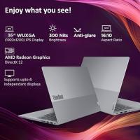 Lenovo ThinkBook 16 AMD Ryzen 5 7535HS (16GB RAM/512GB SSD/Win 11 Home/Office 2024/Backlit Keyboard/Fingerprint) 16" WUXGA IPS 300 Nits Thin & Light Laptop/1Y Warranty/Aluminium Top/1.7kg, 21MWA0BSIN